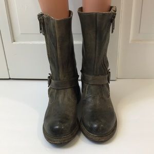 BED|STU Cobbler Series Distressed Boots Size 6.5